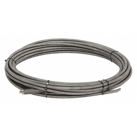 Drain Cleaning Cable, 1/2 in Dia, 75 ft L