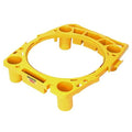 BRUTE 44 gal Rim Caddy, Yellow, Resin, 26 1/2 in W/Dia