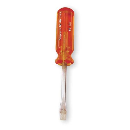 Non-Sparking Slotted Screwdriver 5/16 in Round