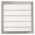 18 in 21"H-W 5.75"L Aluminum Backdraft Damper, 18-1/2 in x 18-1/2 in, Aluminum