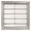 20 in 23"H-W 5.75"L Aluminum Backdraft Damper, 20-1/2 in x 20-1/2 in, Aluminum