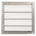 16 in 19"H-W 5.75"L Aluminum Backdraft Damper, 16-1/2 in x 16-1/2 in, Aluminum