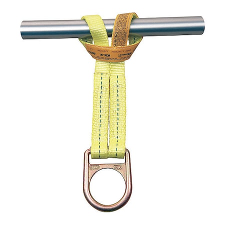 Scaffold Choker, 3 ft Length, 310 lb Weigth Capacity, Polyester Anchor, Fixed D-Ring