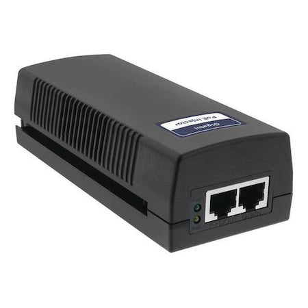PoE Injector, Camera Inputs 1, Black
