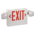 Exit Sign, Emergency Lights, 1 or 2 Face(s), LED, Ceiling/Wall, Sealed Lead Acid (Formerly LumaPro)