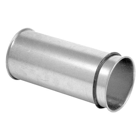 Round Adjustable Nipple, 8 in Duct Dia, Galvanized Steel, 22 ga GA, 8" W, 11" L, 8" H
