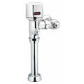 Toilet Automatic Flush Valve, 1.28 gpf gpf, Polished Chrome, 1 in, 1 1/2 in Spud Coupling