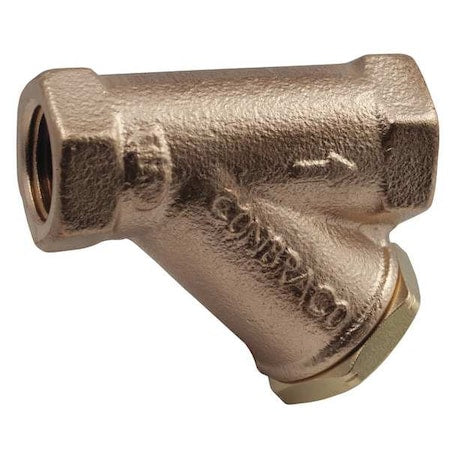 Y Strainer, 3/8"" Pipe, FNPT x FNPT, Lead Free Bronze, 400 psi at 210 Degrees F WOG