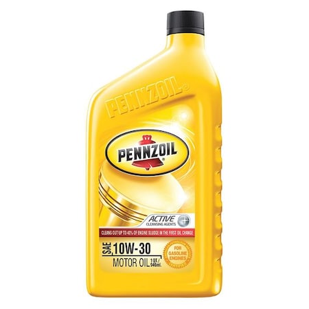 Engine Oil, 10W-30, Conventional, 1 Qt.