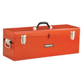 Tool Box, Steel, Red, 26 in W x 8-1/2 in D x 9-1/2 in H