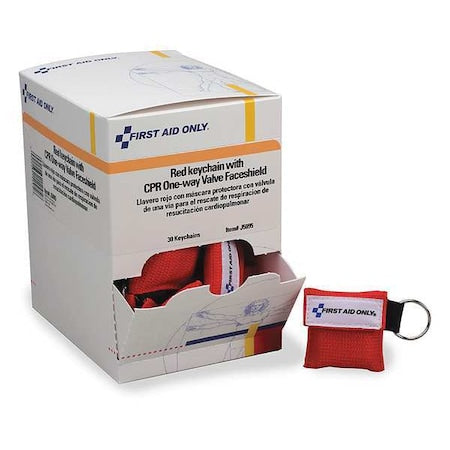 CPR Faceshield, Cardboard Box, 30 Components, 1 People Served