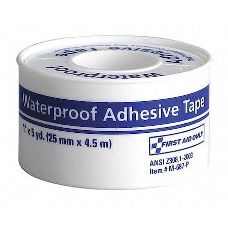 Waterproof Tape, White, WP1 in. W, 5 in. L