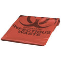 10 gal Trash Bags, 24 in x 24 in, Super Heavy-Duty, 1.2 mil, Red