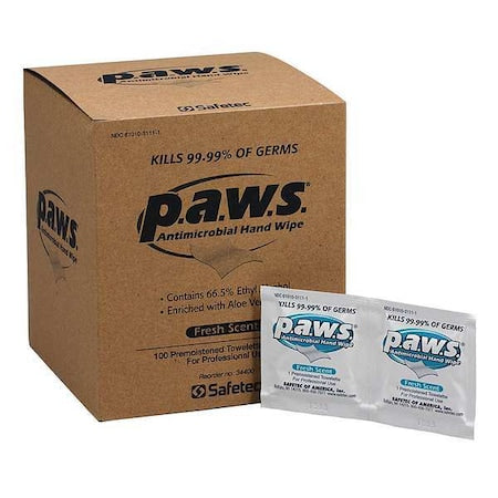 Antimicrobial Sanitizing Wipe, Box, White
