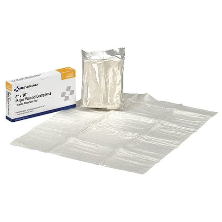 Trauma Pad, Sterile, White, 8 in. W, PK24