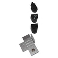 Pivot Hinge, Diecast Aluminum, Surface Mounting, 1 3/16 in Leaf H, Duronotic Dark Bronze
