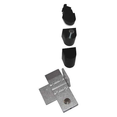 Pivot Hinge, Diecast Aluminum, Surface Mounting, 1 3/16 in Leaf H, Duronotic Dark Bronze