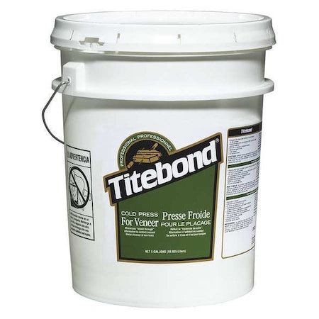Panel Adhesive, Cold Press Veneer Series, White, 24 hr Full Cure, 3.5 gal, Pail