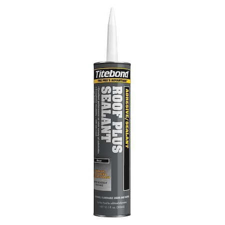 Roof Plus Sealant, 10 oz, Cartridge, Clear, Hybrid Base