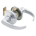 Door Lever Lockset, 2-3/4" Strike Dim