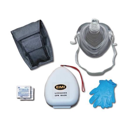 CPR Mask, Nylon Holster, 5 Components, 1 People Served