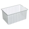 Industrial Grade Polymer, Divider Box, Clear, 16 1/2 in L, 8 in H