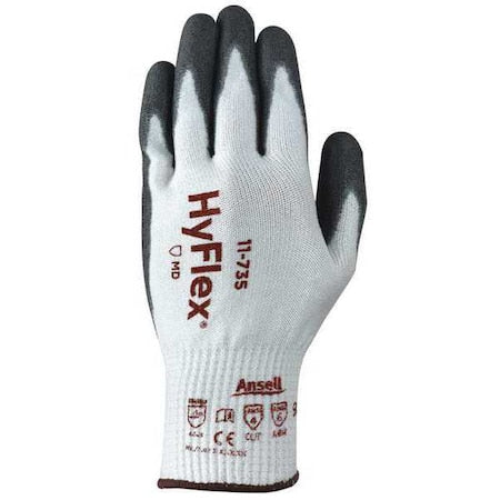Cut Resistant Coated Gloves, Cut Level A4 , Polyurethane , Smooth , 6 1 PR