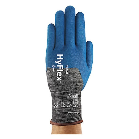 Cut-Resistant Coated Gloves, Cut Level A2 , Dipped , Nitrile , Sandy , S 1 PR