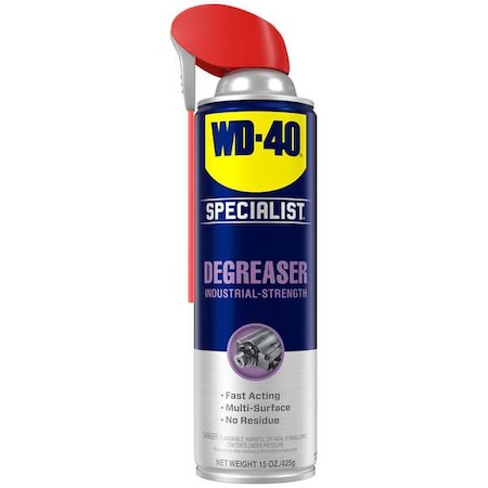 Degreaser, 15 Oz Aerosol Can, Liquid