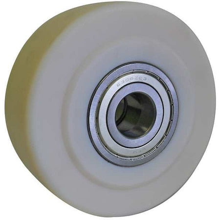 Caster Whl, Cast Nylon, 3-1/8 in., 2200 lb.