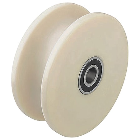 Caster Wheel, Cast Nyln, 10 in., 11, 000 lb