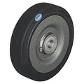Caster Wheel, Rubber, 6-1/4 in., 990 lb.