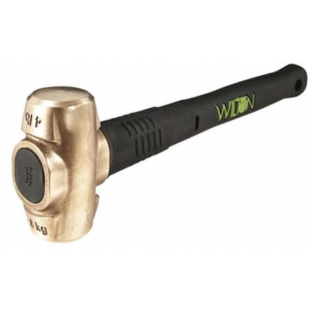 Sledge Hammer, 30 in. L, Brass, 8 lb.