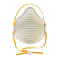 Disposable Respirator, N95, AirWave, Adj. SmartStrap, Molded Nose Bridge, Gray, S, PK 10