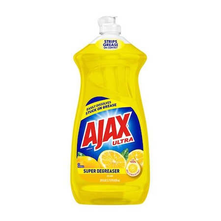 Dishwashing Detergent, 28 oz., Lemon, PK9