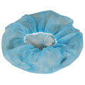 Bouffant Cap, Polypropylene, 21 in Dia., Blue, M, 1000 PK