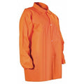 Disposable Lab Coat, Polypropylene, Snap Closure, Orange, 2XL, 30 PK