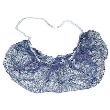 Beard Cover, Polyester, 19 in Dia., Blue, Universal, 1000 PK