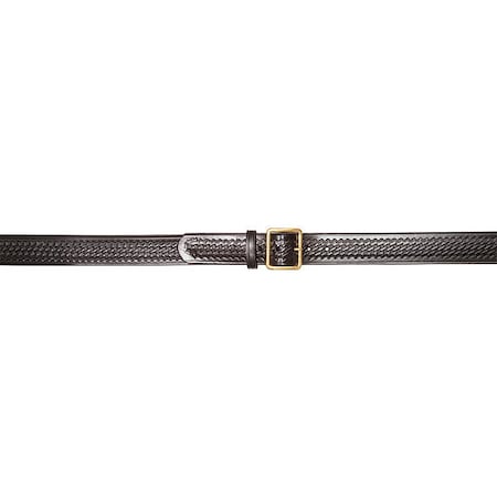 Tool Belt, Garrison Belt, Removable Buckle, Black, Leather (Belt), Brass (Buckle)