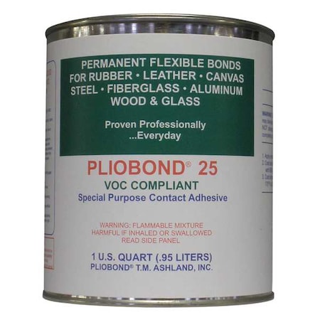 Contact Cement, 25 Series, Tan, 1 qt, Can