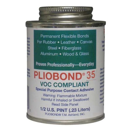 Contact Cement, 35 Series, Tan, 0.5 pt, Can