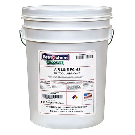 Food Grade Synthetic Lubricant, 5 Gal.