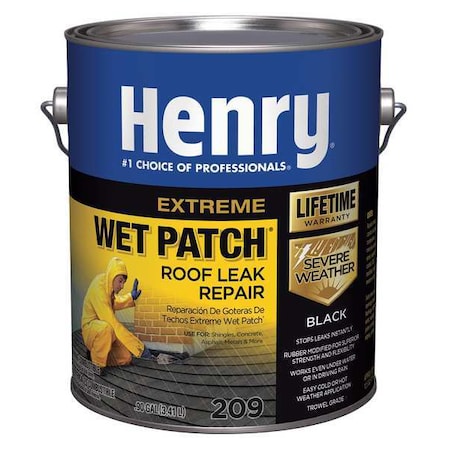 Roof Leak Repair, 1 gal, Pail, Black