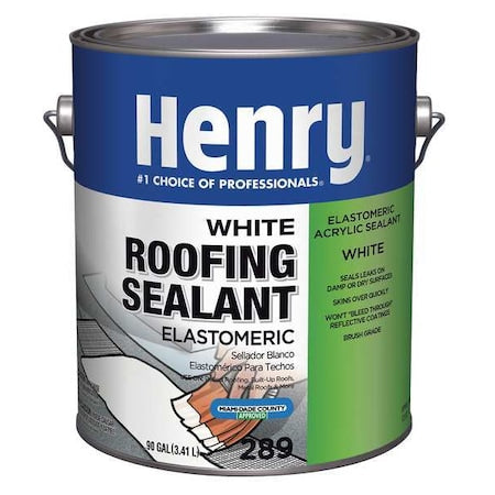 Roofing Sealant, 1 gal, Pail, White