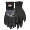Coated Gloves, Foam Nitrile, Foam, 3/4 Dip, Not Tested Abrasion Level, Gray, S (7) 1 PR