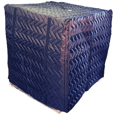 Blue Insulated Pallet Cover, 40" W, 72" D, 48" L