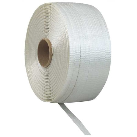 Plastic Strapping, HG, White, 7800 ft. L