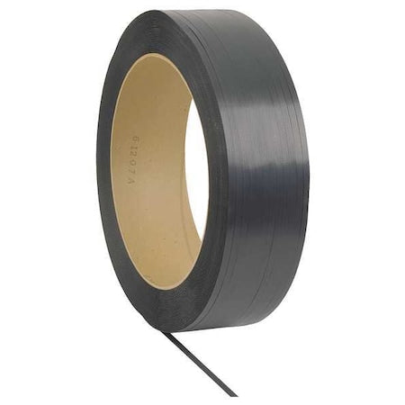 Plastic Strapping, MG, Black, 6000 ft. L
