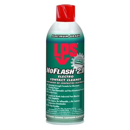 Contact Cleaner, Aerosol Spray Can, 12 oz, Liquid