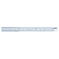 Steel Rule, SS, 40" L, Unfinished, 1-1/4" W